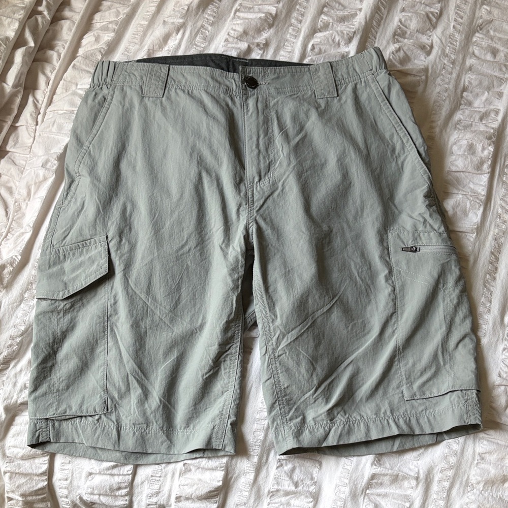 Columbia Men's Silver Ridge Cargo Shorts - Light Gray